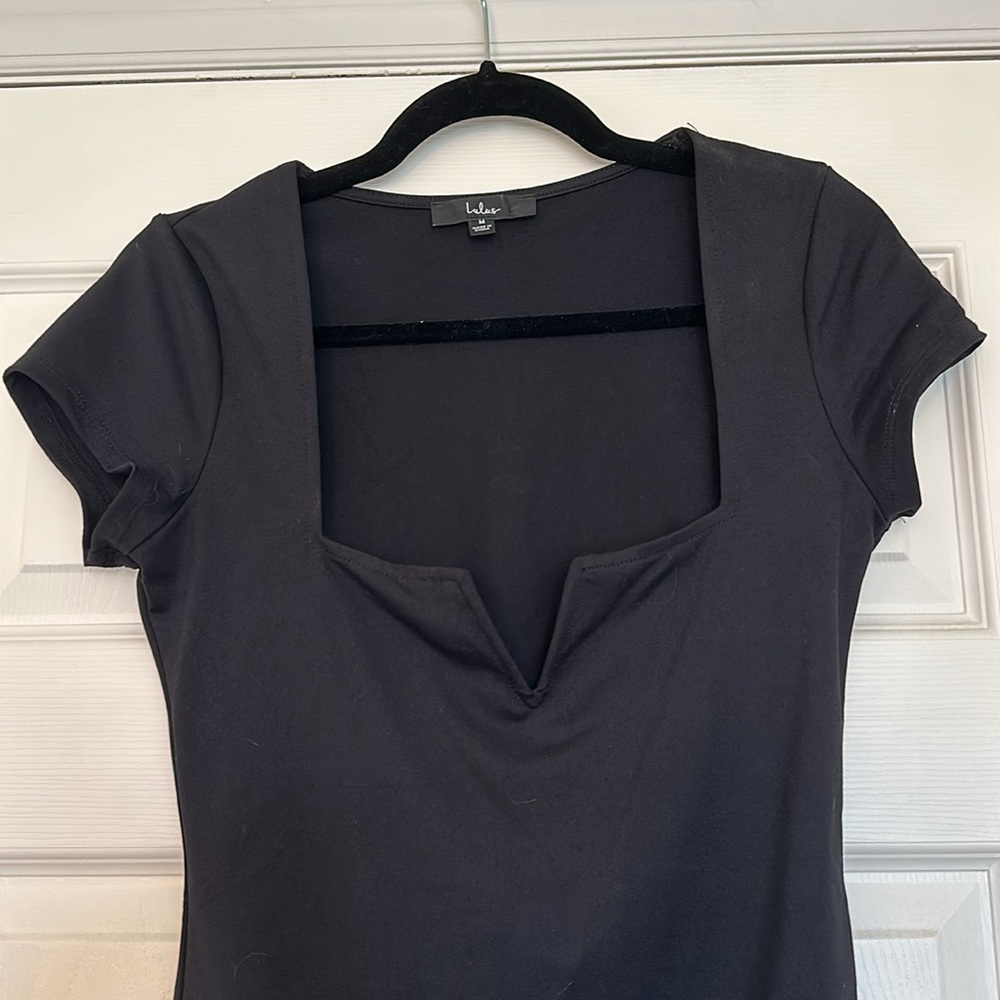 Lulu’s Black Bodysuit